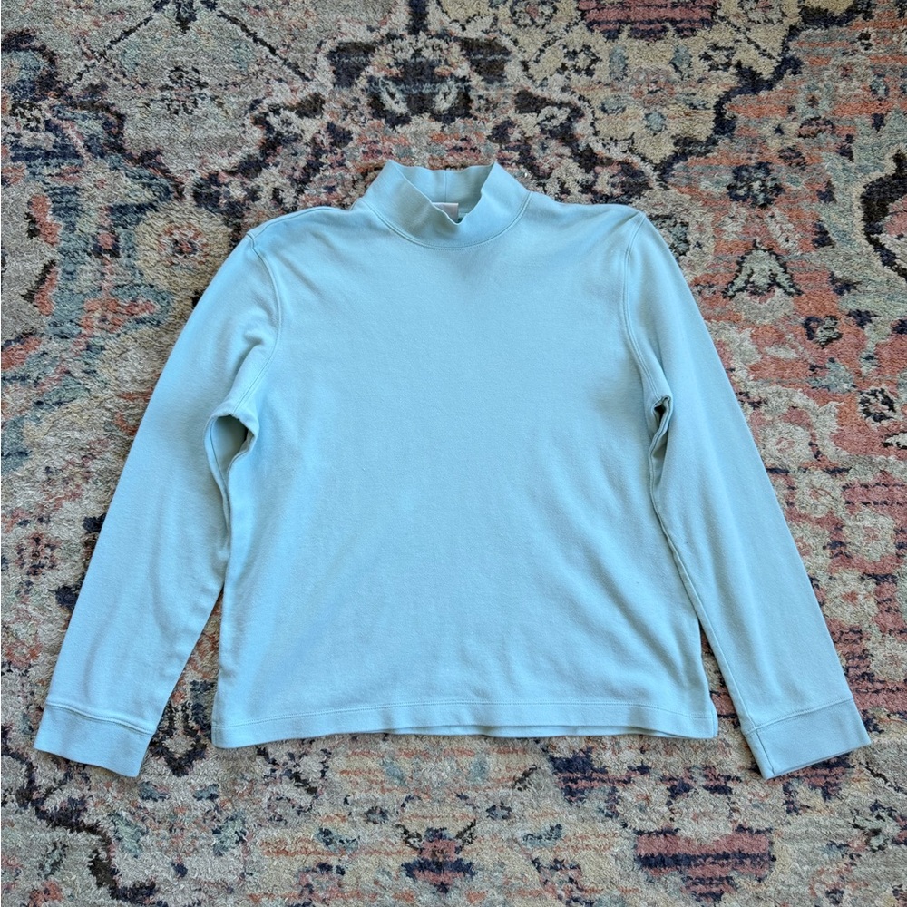 Vintage Blue Turtleneck